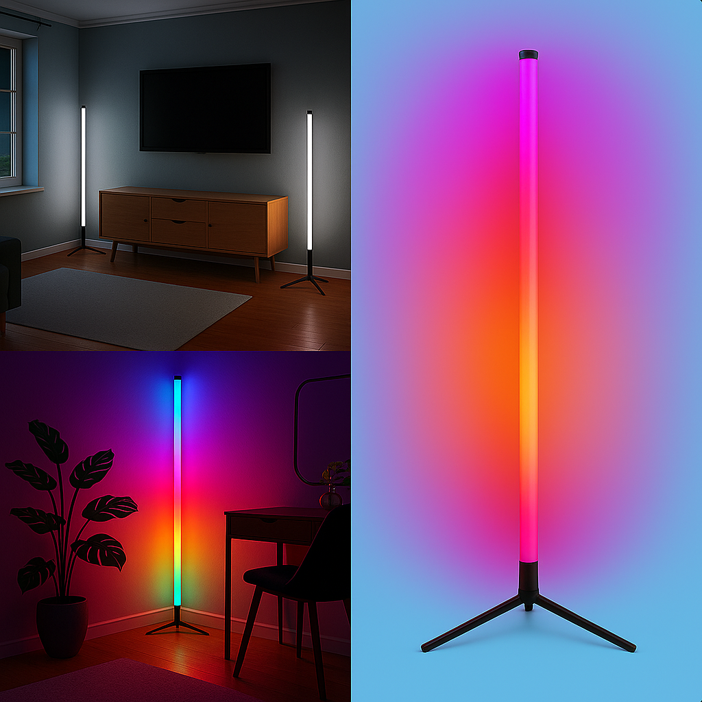 Vibrant RGB Corner Floor Lamp™
